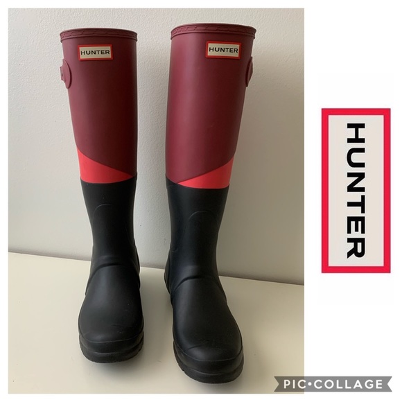 Hunter Boots Rain Slender Style Limited Edition 8